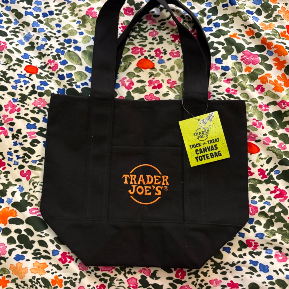 Trader Joe's Black Tote Bag